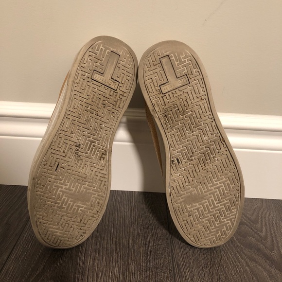 Ted Baker Rose Gold Sneaker size 6.5 (VERY WELL WORN) - Picture 7 of 8